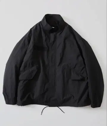 FREAK'S 블랙 2WAY 숏 모즈 코트