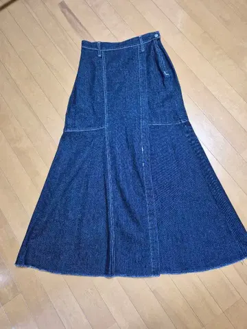 SOMETHING x FREAK'S STORE 데님 머메이드 스커트