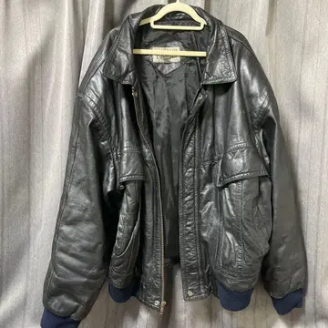 ASH CREEK TRADING 가죽 싱글 라이더 자켓 XL