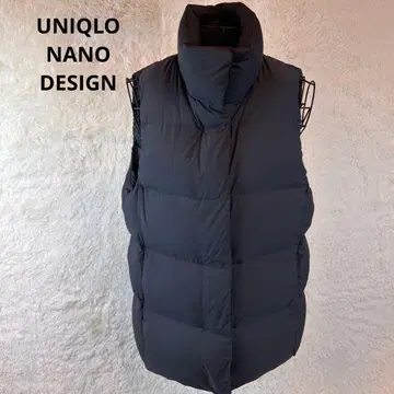 UNIQLO NANODESIGN M 블랙 다운 베스트 다운 90% 하자품