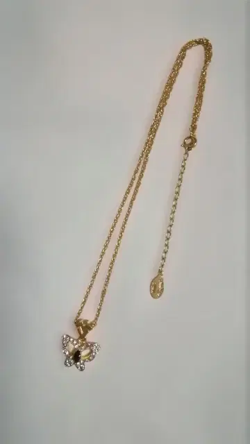 마리오 발렌티노 목걸이 버터플라이 골드 계열