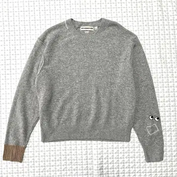 ANYA HINDMARCH 안야 힌드마치 유니클로 니트 그레이 S