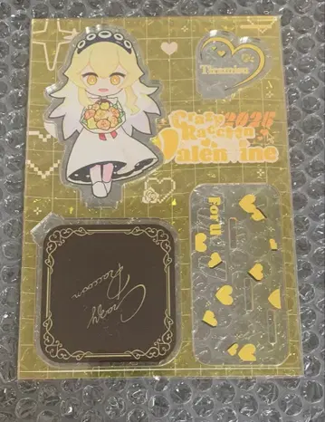 Crazy Raccoon 발렌타인 아크릴 스탠드 티라미수