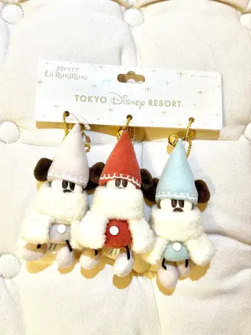 릴루린린 봉제 인형 참 세트 크리스마스 디즈니