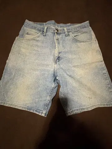 Wrangler 데님 숏팬츠 라이트 블루