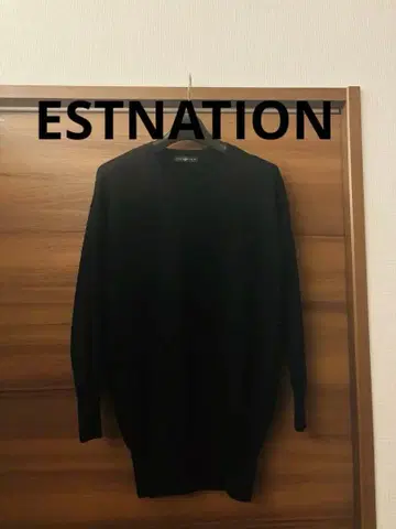 에스트네이션 니트 블랙 새상품급