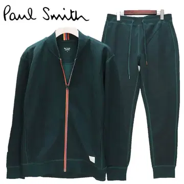 [ 폴스미스 ] 미사용 속기모 블루종+팬츠 맨투맨 M(W76~84)