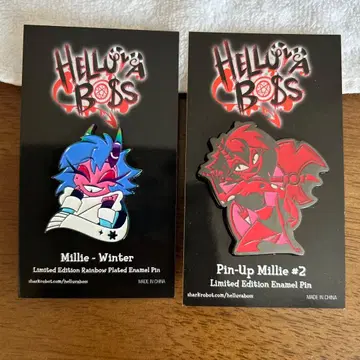 Hellva Boss/헬바 보스 밀리 핀 배지 핀즈