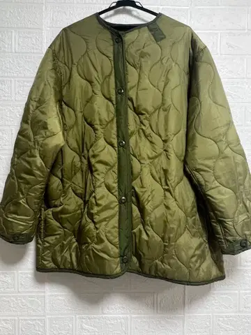 나카메구로 아쉬 H 퀼팅 라이너 코트