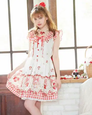 리즈리사 스트로베리잼 원피스