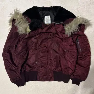 90's ALPHA INDUSTRIES 알파 N2B 보르도