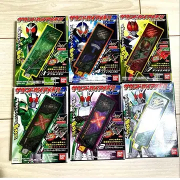 [ 미개봉 6세트 ] 사운드 가이아 메모리 / 가면라이더 W