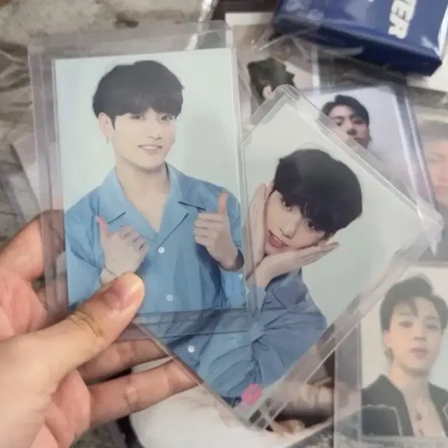 방탄 bts 정국 럭키 아미부스 포카