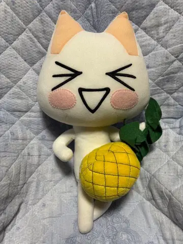 도코데모 잇쇼 초 대형 봉제 인형 파인애플 미사용 새상품