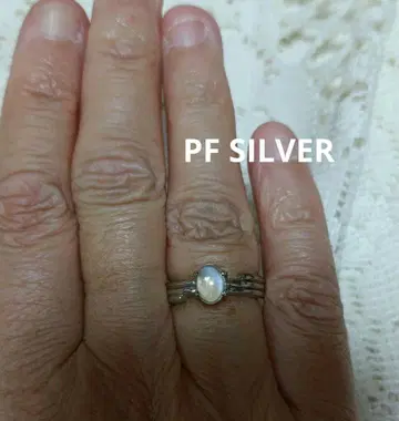 문스톤? PF SILVER 반지