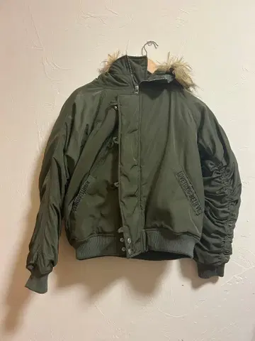 N-2B 퍼 자켓 시크 스타일 y2k 밀리터리