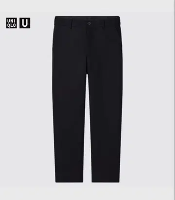 겨울 상품/유니클로 U 울 블렌드 와이드 핏 팬츠 블랙 76 클리닝 완료