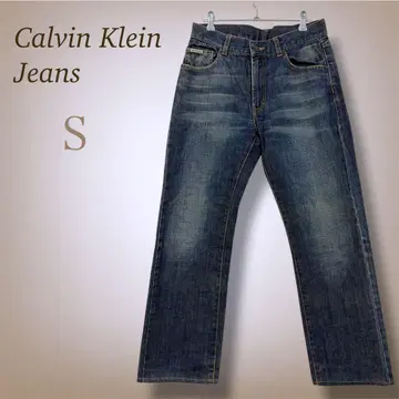 캘빈클라인 진스 데님 팬츠 스트레이트 고급 코튼 S 상당