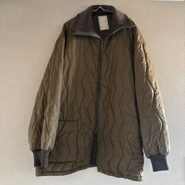 빈티지 구제 의류 퀼팅 라이너 자켓 밀리터리 카키