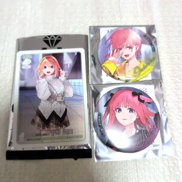 5등분의 신부 고토카도 아틀레 PR팩 네잎 캔뱃지 2개 덤 포함