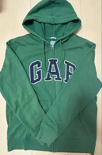 GAP 그린 집업 후드티
