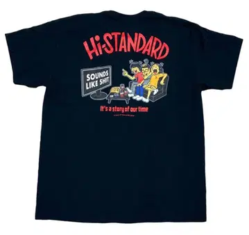 pizza of death Hi-STANDARD SLS 셔츠(L)