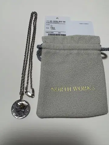 north works 코인 목걸이 north works 목걸이