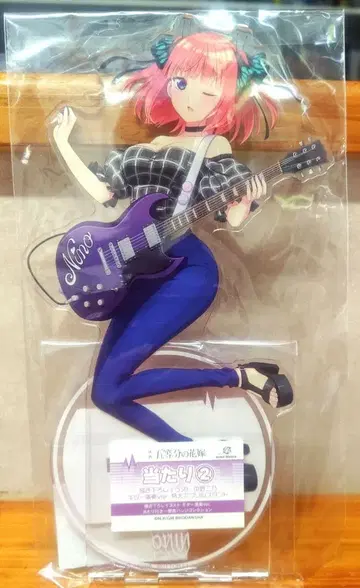 5등분의 신부 나카노 니노 특대형 아크릴 스탠드 기타 연주ver. 미개봉