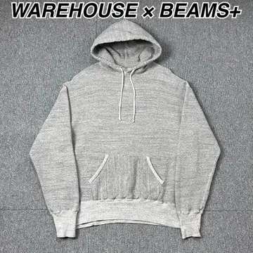 웨어하우스 빔즈 플러스 후드 맨투맨 풀오버 그레이