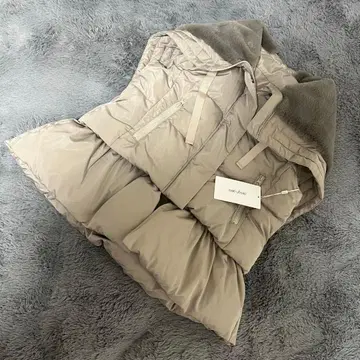 Designaera 디자인 페플럼 다운 베스트 택 포함 미사용 새상품