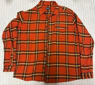 patagonia 오가닉 코튼 L 체크 셔츠