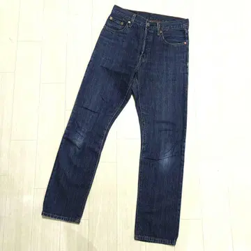 리바이스 501 리바이스 스트레이트 데님 팬츠 S 다크 네이비 여성용