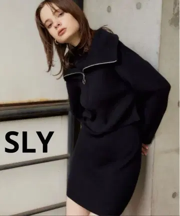 SLY 컬러 지퍼 2P 원피스