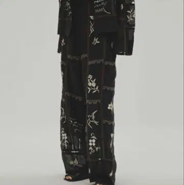 TODAYFUL Embroidery Patchwork Trousers