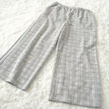 Live in Comfort 트위드 와이드 이지 팬츠 사이드 라인 3L