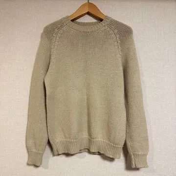 BATONER 울 알파카 실크 니트 아이보리 사이즈 2