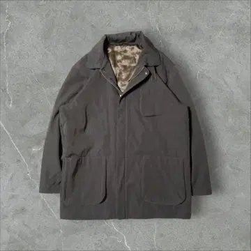 BALLY 이탈리아제 스탠드 카라 코트 울 혼방 고급