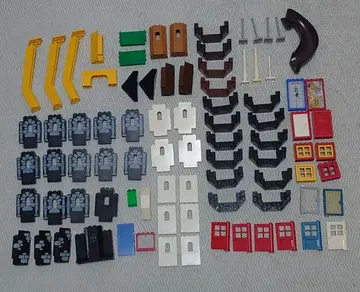 LEGO 레고 건물 성벽 부품 모음 세트