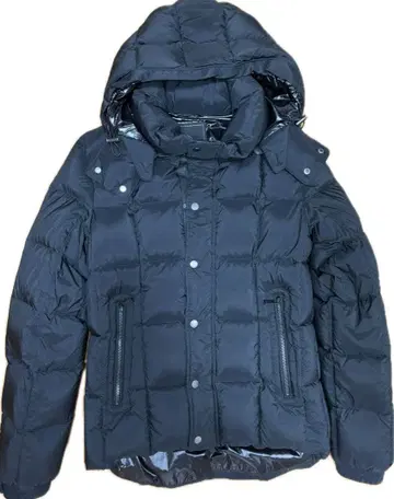 TATRAS 후드 부착 블랙 다운 자켓