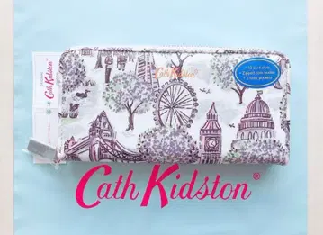 [ 미사용 새상품 ] 캐스키드슨 장지갑 런던토왈 런던 패턴