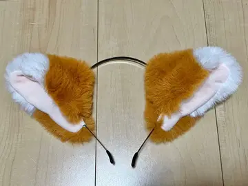 [미사용 새상품] 여우 귀 여우 머리띠 일본 햄 파이터즈 할로윈