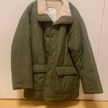 FREAK'S STORE 리버서블 보아 퀼트 스텐 칼라 자켓