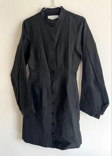 질 샌더 블랙 셔츠 원피스