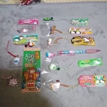 지역 한정 키티 스트랩 등 세트