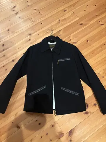 calee 칼리 멜톤 퀼팅 블루종 M