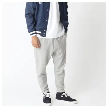 M/빔즈 x 챔피온/콜라보/사루엘 팬츠/스웨트 팬츠/그레이