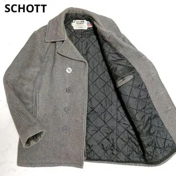 [ 레어 사이즈 ] 쇼트 P 코트 더블 USA제 퀼팅 XL 42