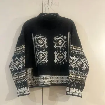 ASSEDONCLOUD/노르딕 무늬 니트