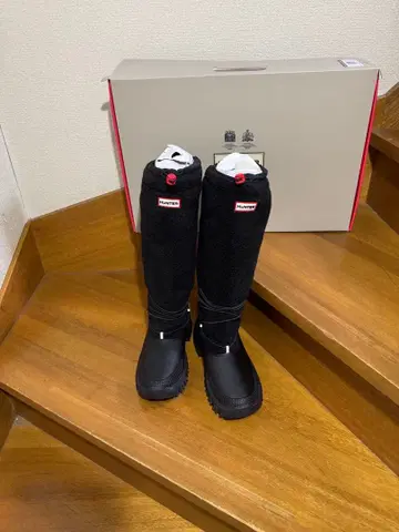 HUNTER 원더러 톨 쉘파 스노우 부츠