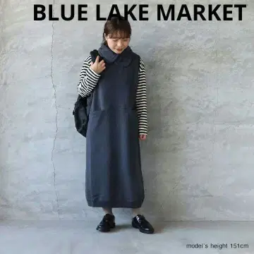 (미사용품) BLUE LAKEM ARKET 롱 베스트 원피스
